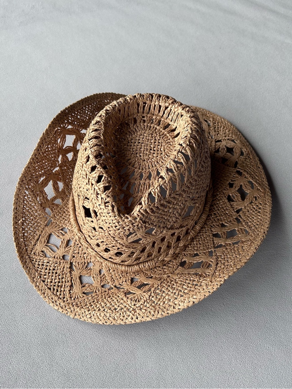 Straw Cowboy Hat ~ One Size ~ Time and Tru
